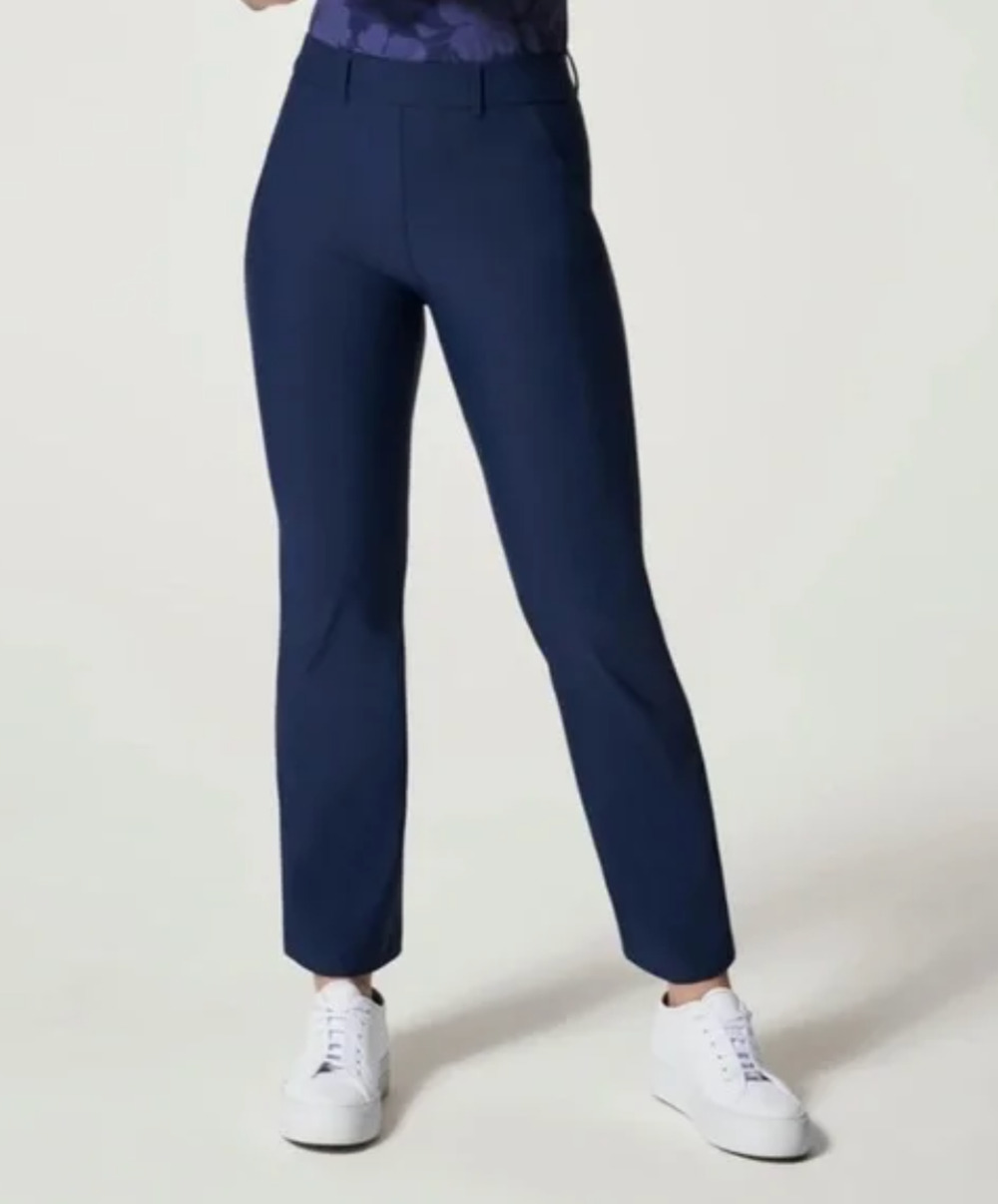 Spanx Sunshine Kick Flare Pant UPF50+ Midnight Navy Small Cropped